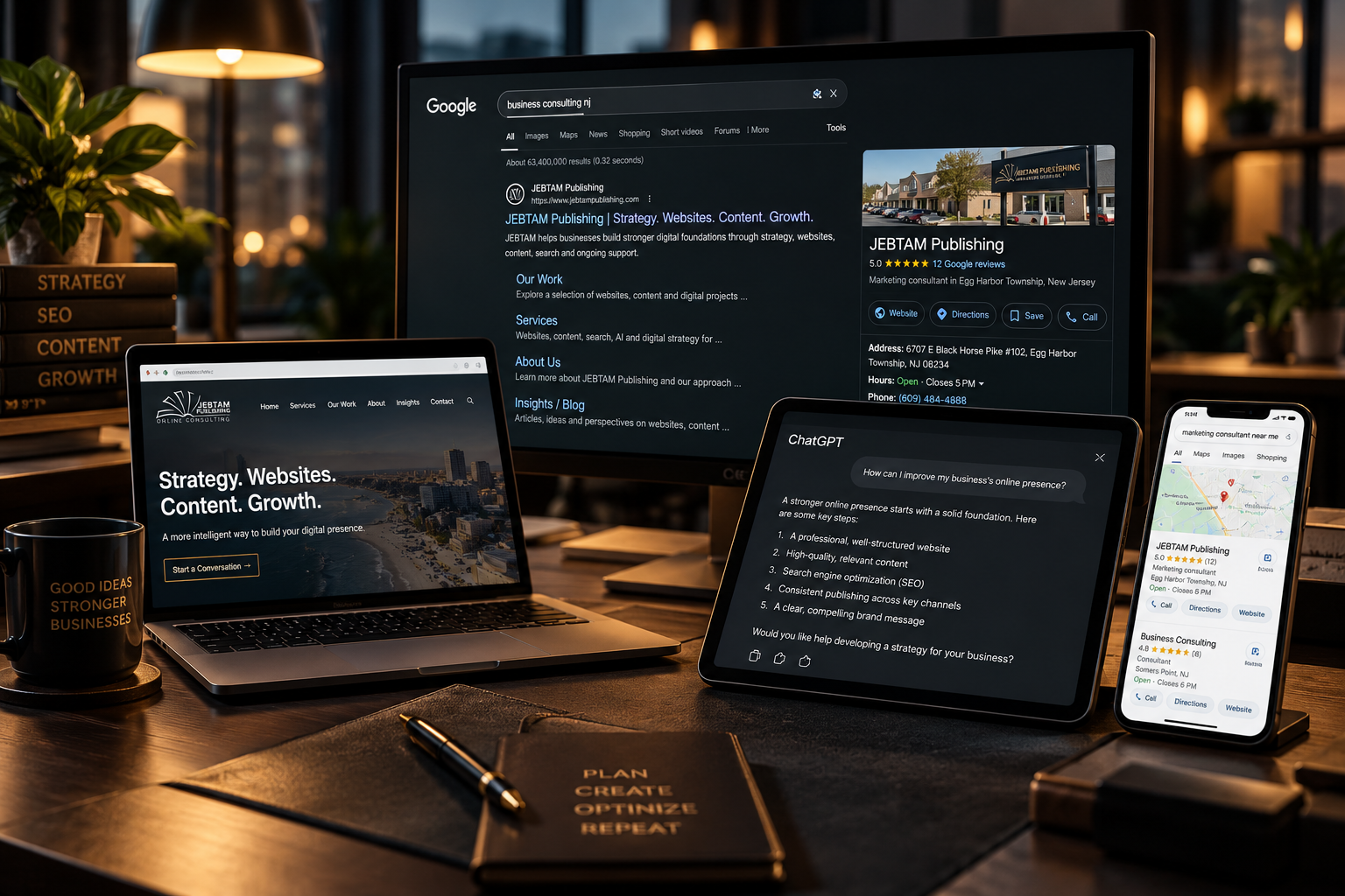 Search and AI discovery across websites, search engines, AI platforms and mobile devices